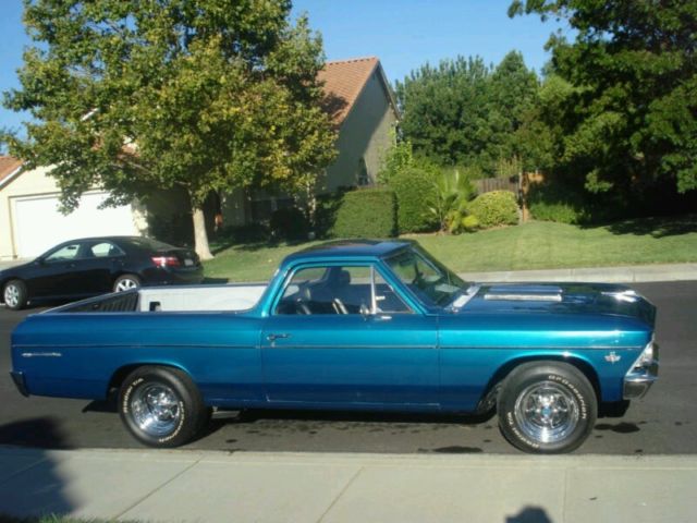 1966 Teal Chevrolet El Camino