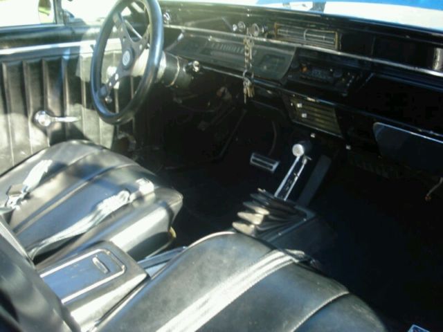 1966 Teal Chevrolet El Camino