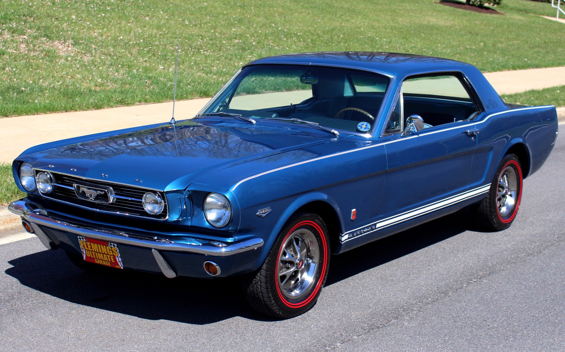 1966 Blue Ford Mustang N/A