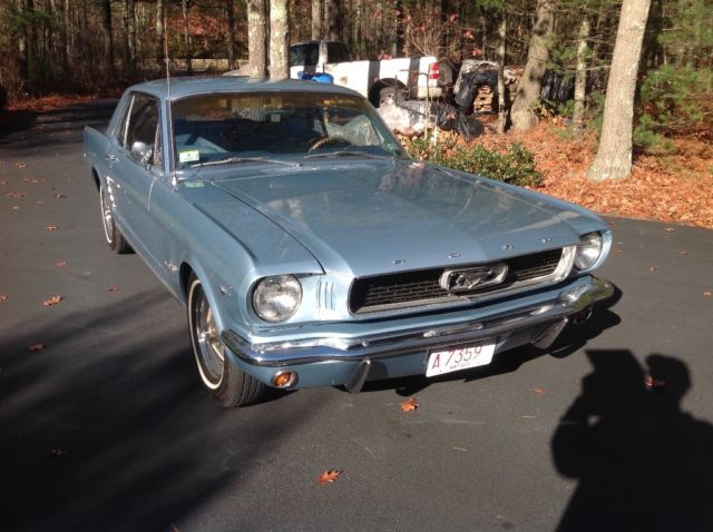 1966 Blue Ford Mustang Coupe
