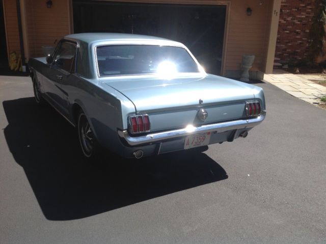 1966 Blue Ford Mustang Coupe