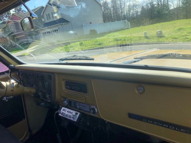 1968 Gold Chevrolet C20 Pickup Standard Cab Pickup
