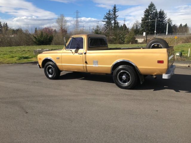 1968 Gold Chevrolet C20 Pickup Standard Cab Pickup