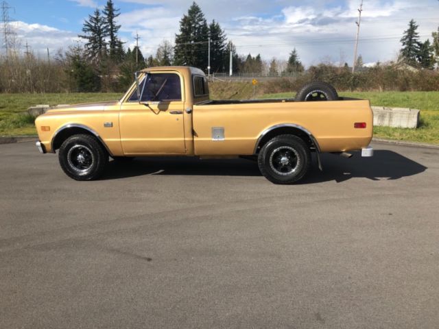 1968 Gold Chevrolet C20 Pickup Standard Cab Pickup