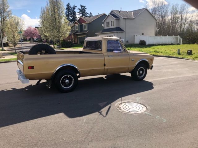 1968 Gold Chevrolet C20 Pickup Standard Cab Pickup