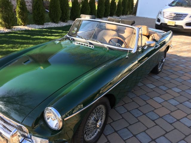 1980 British Green MG MGB Convertible
