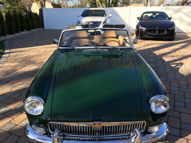 1980 British Green MG MGB Convertible
