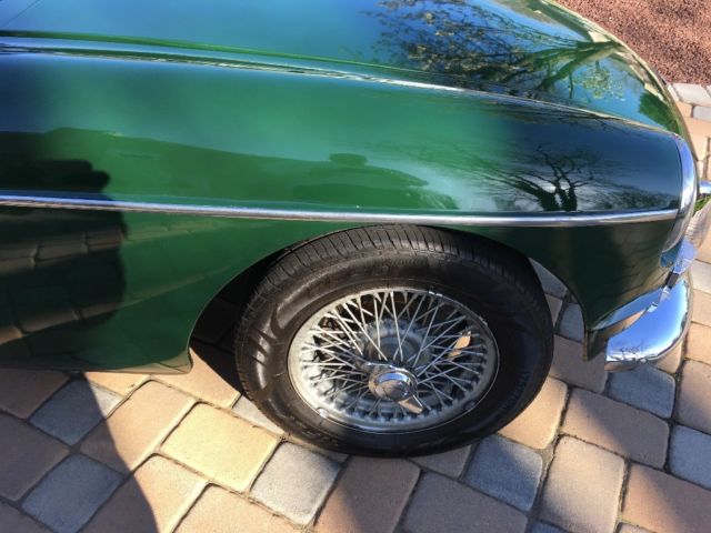 1980 British Green MG MGB Convertible