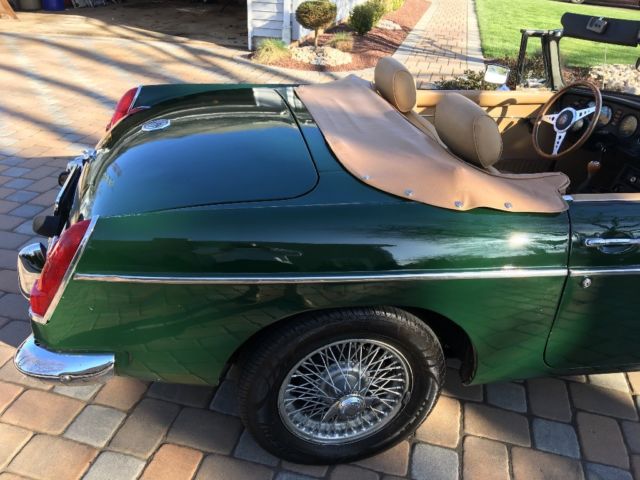 1980 British Green MG MGB Convertible