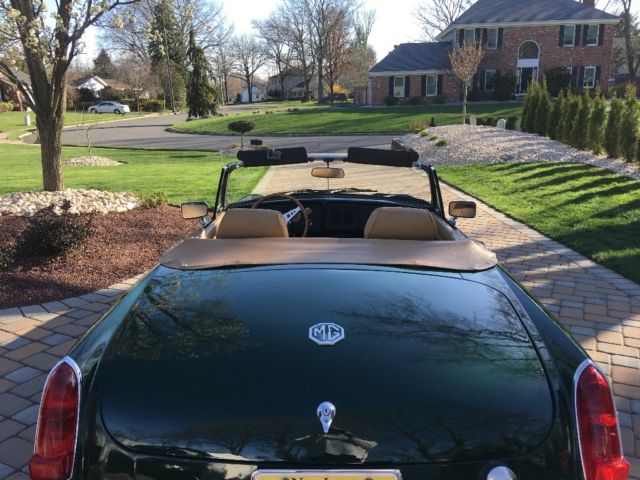 1980 British Green MG MGB Convertible