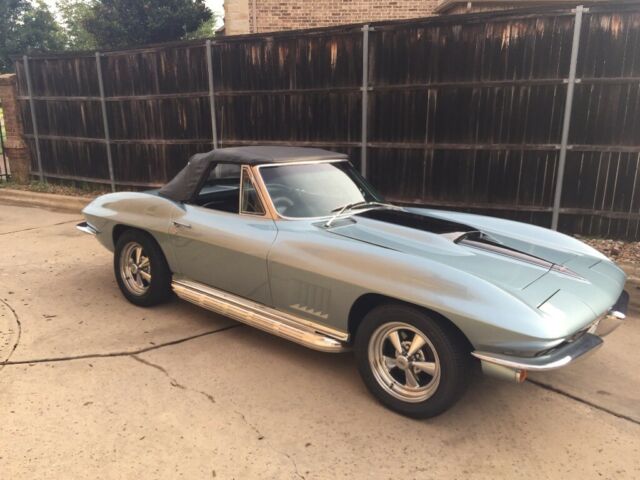 1967 Elkhart Blue Chevrolet Corvette Convertible