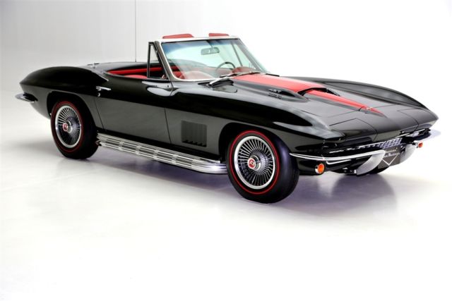 1967 Black Chevrolet Corvette Convertible