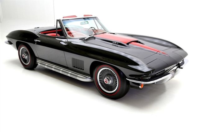1967 Black Chevrolet Corvette Convertible
