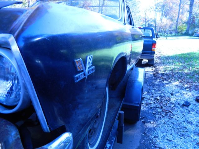 1967 Blue Chevrolet Chevelle Convertible