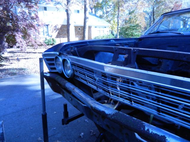 1967 Blue Chevrolet Chevelle Convertible