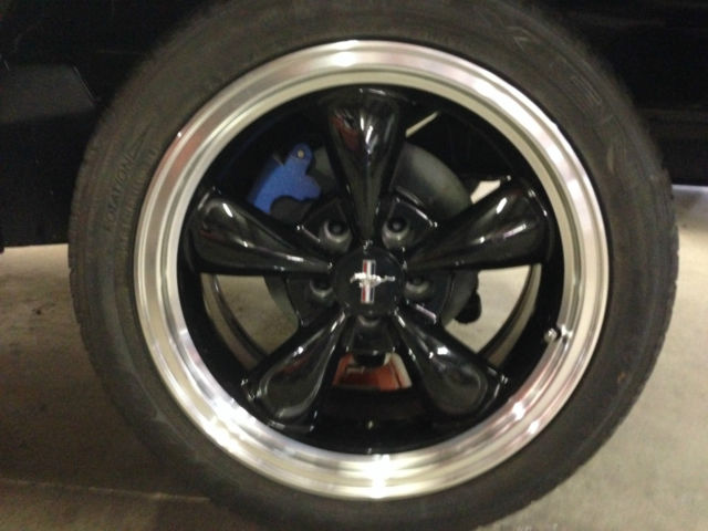 1967 Black Ford Mustang