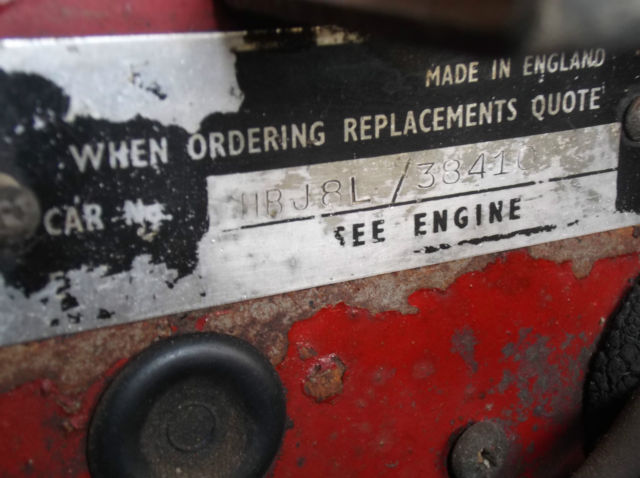 1967 Colorado Red Austin Healey 3000 Convertible