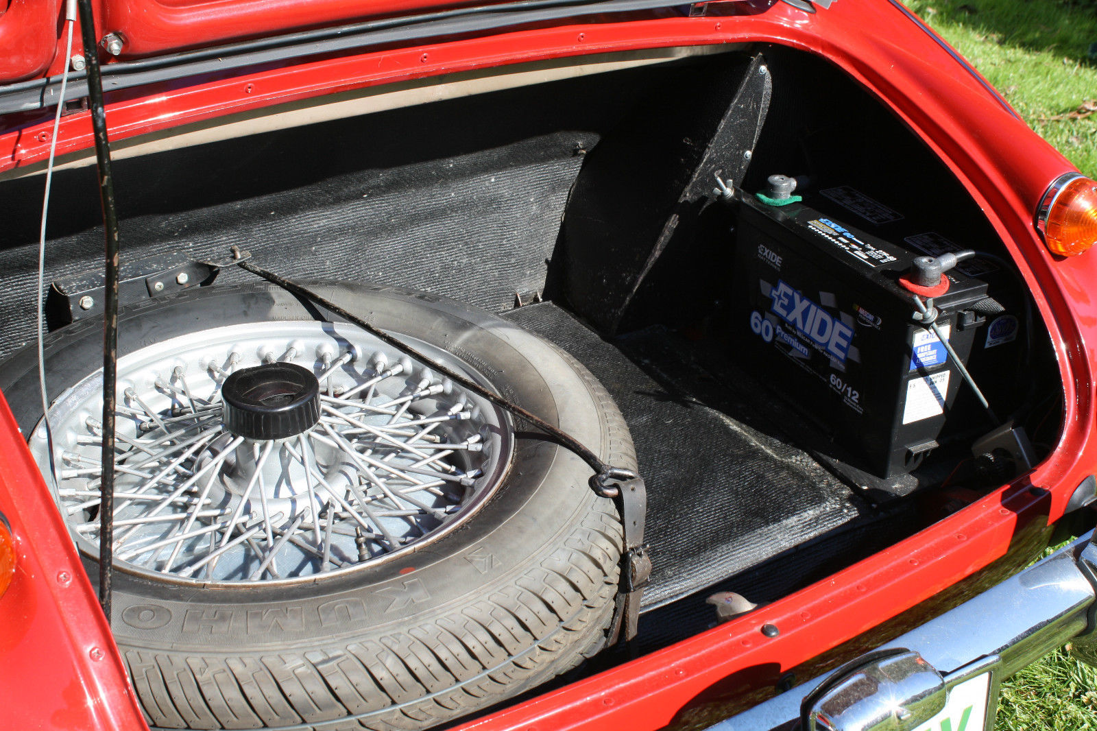 1967 Red Austin Healey 3000 Convertible