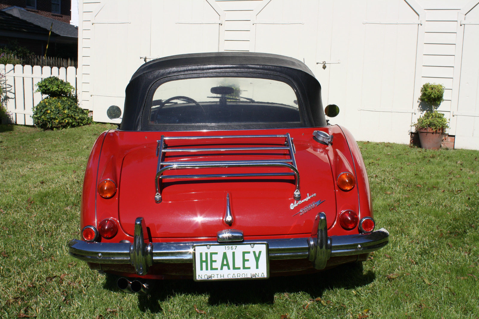 1967 Red Austin Healey 3000 Convertible