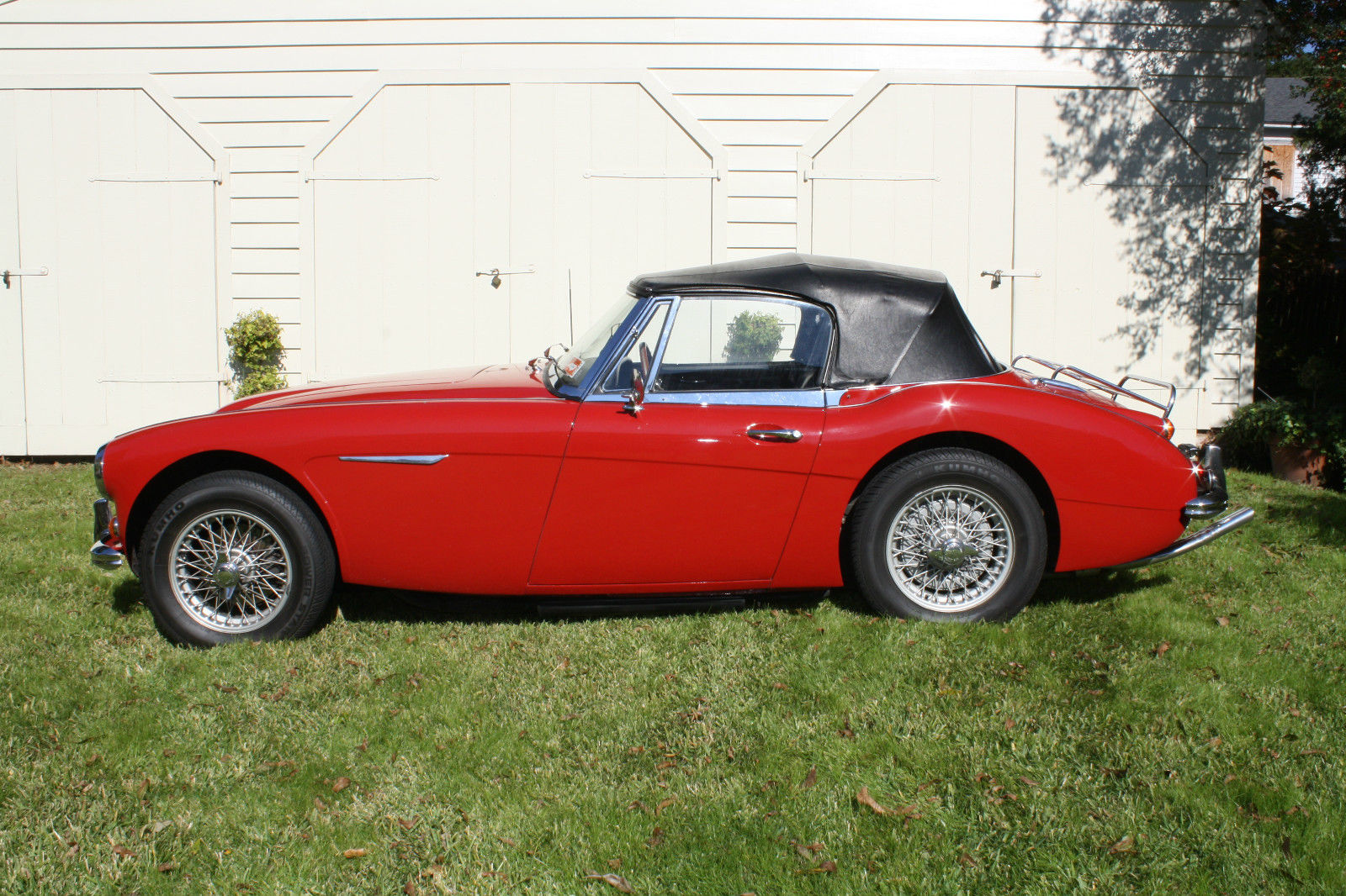 1967 Red Austin Healey 3000 Convertible