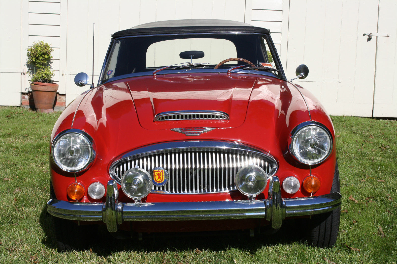 1967 Red Austin Healey 3000 Convertible