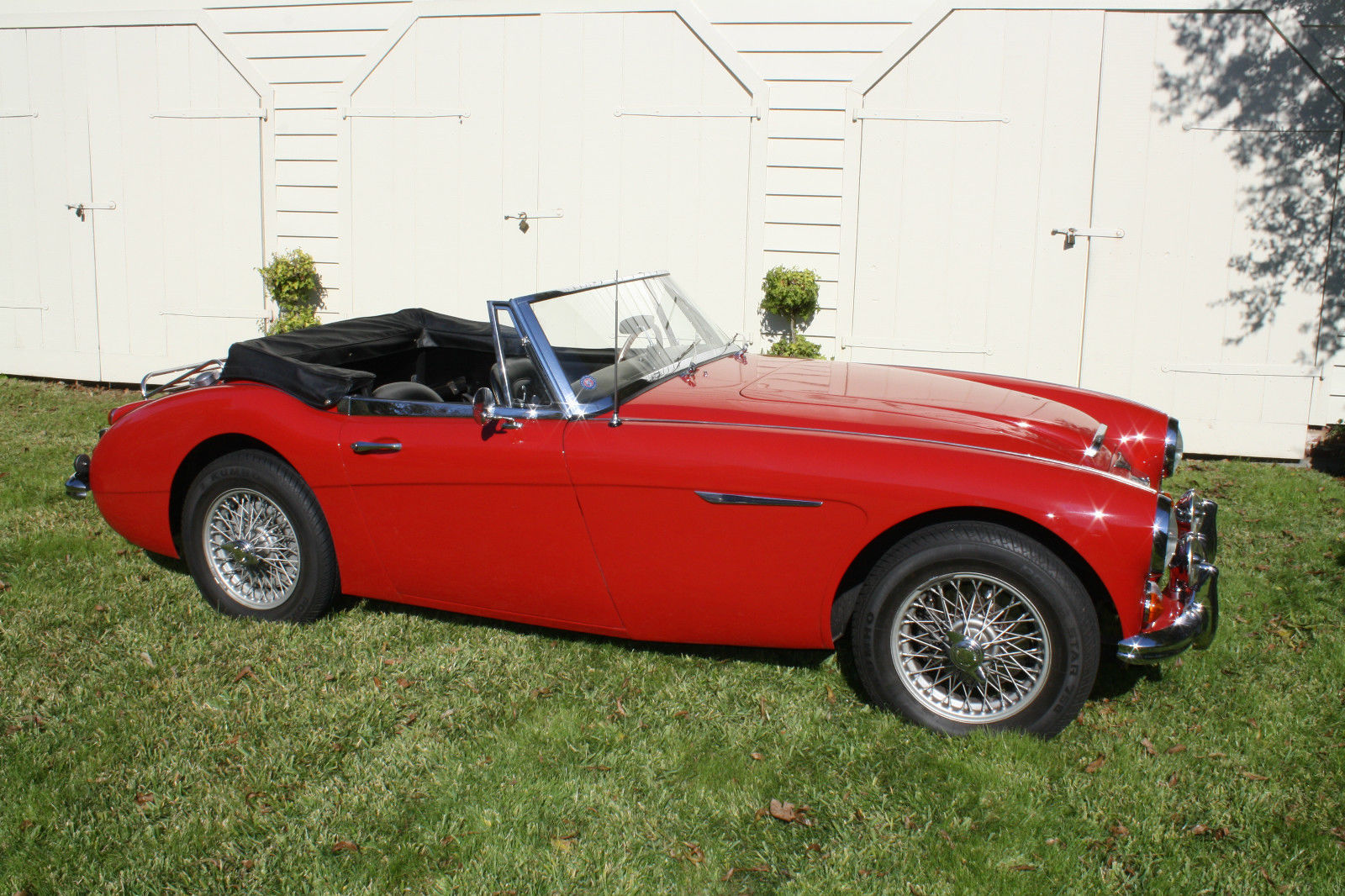 1967 Red Austin Healey 3000 Convertible
