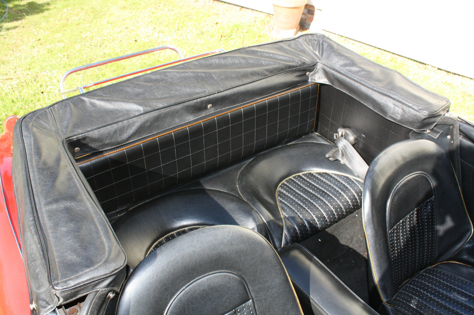 1967 Red Austin Healey 3000 Convertible