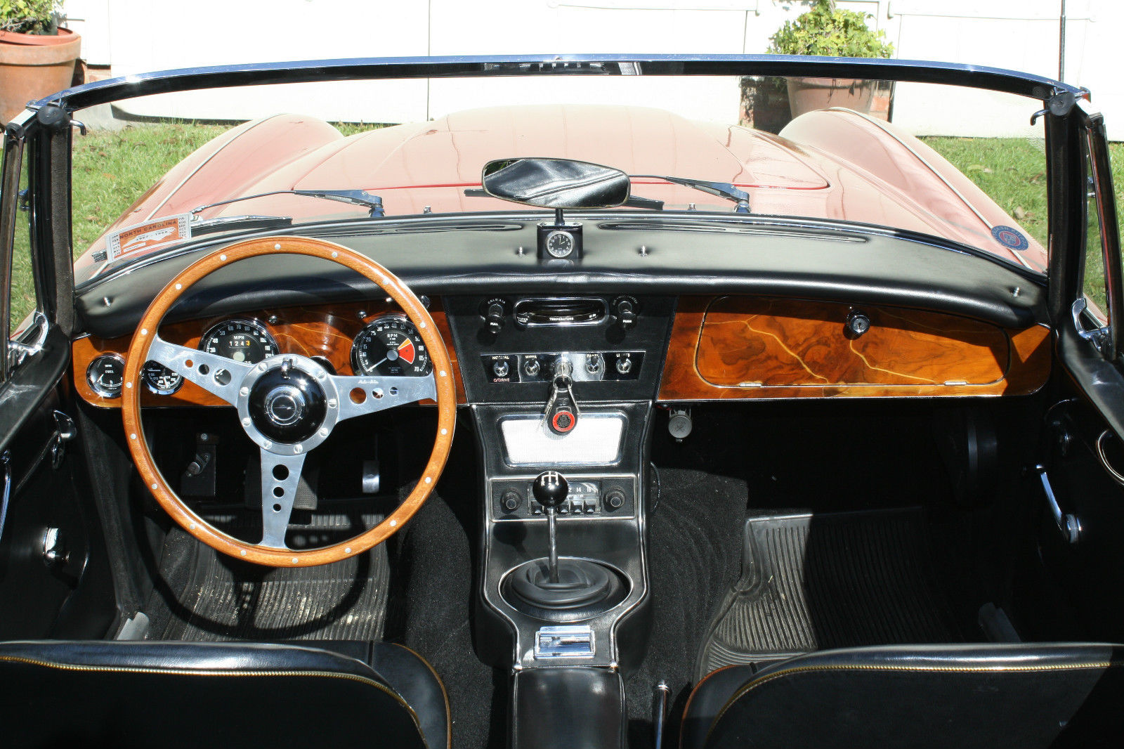 1967 Red Austin Healey 3000 Convertible