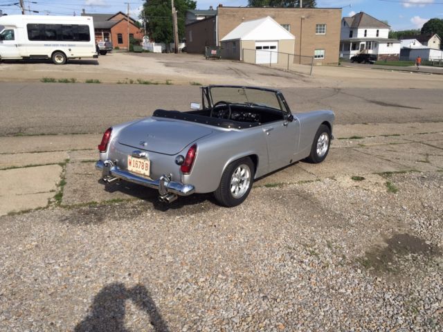 1967 Gray Austin Healey Sprite Convertible