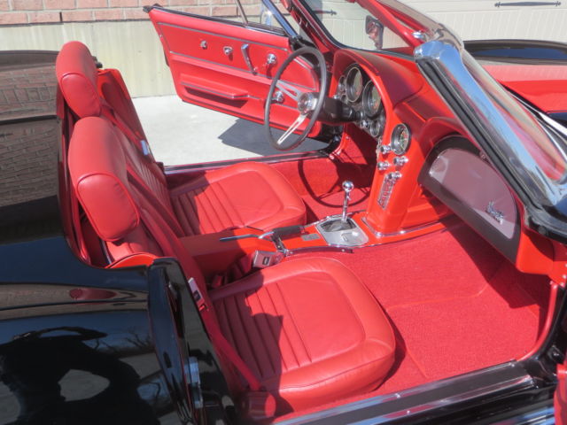 1967 Black Chevrolet Corvette Convertible