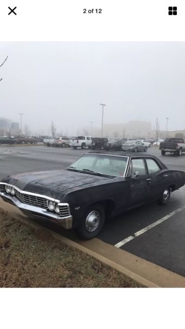 1967 Black Chevrolet Bel Air/150/210