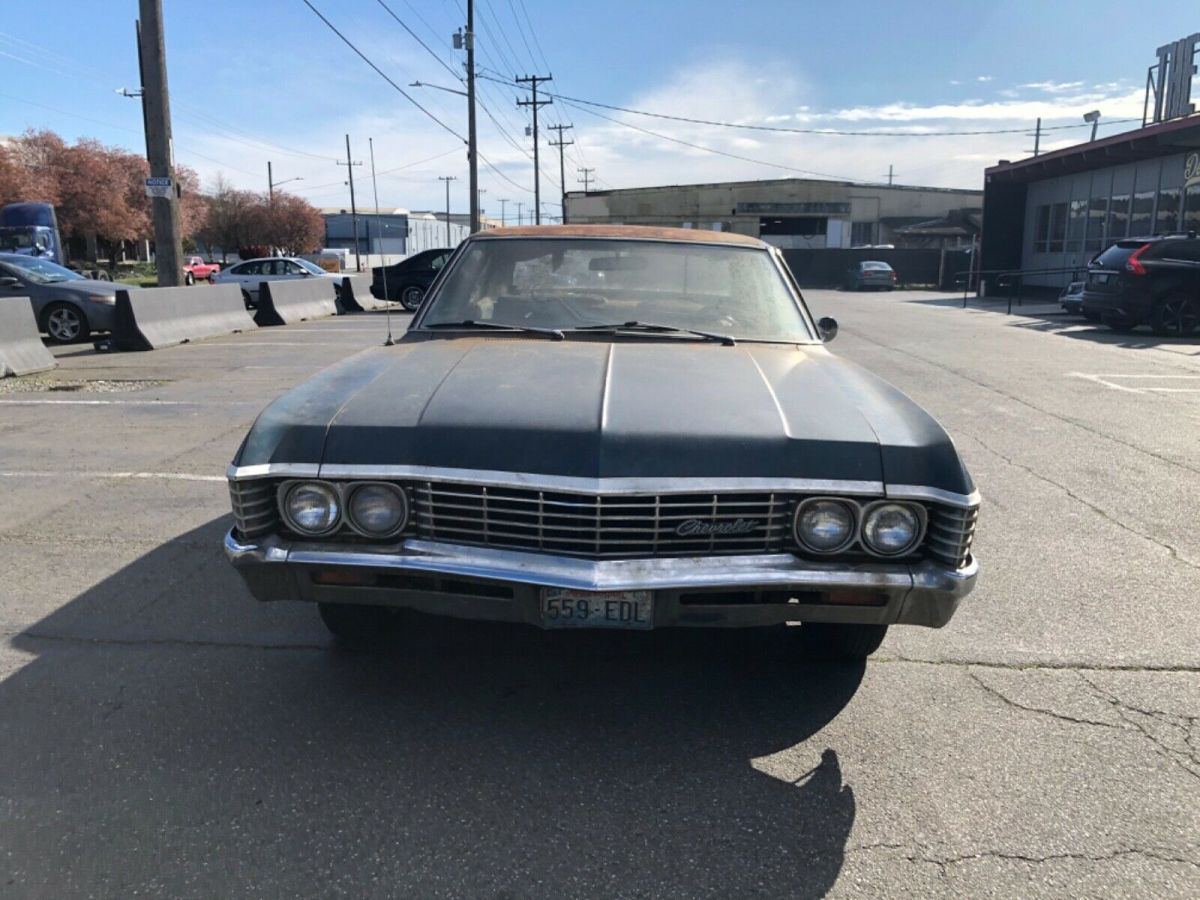 1967 Blue Chevrolet Bel Air/150/210 Coupe