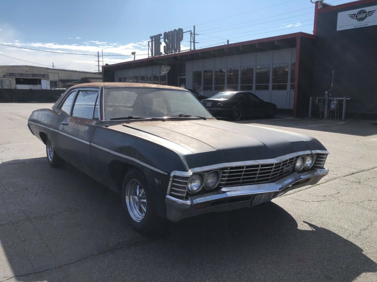 1967 Blue Chevrolet Bel Air/150/210 Coupe