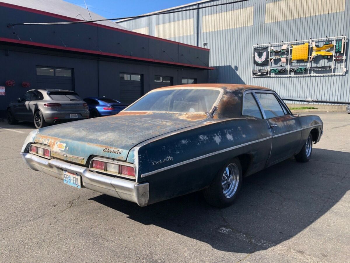 1967 Blue Chevrolet Bel Air/150/210 Coupe