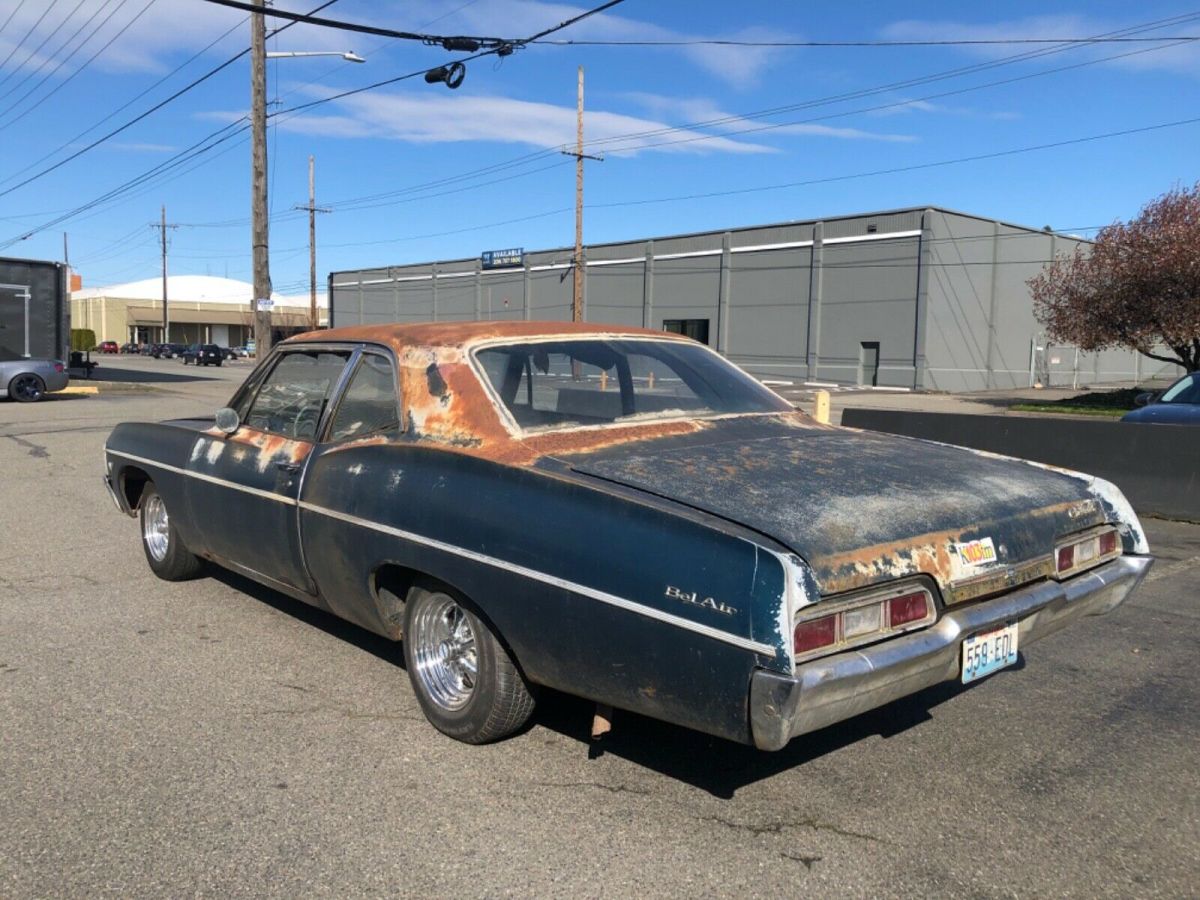 1967 Blue Chevrolet Bel Air/150/210 Coupe