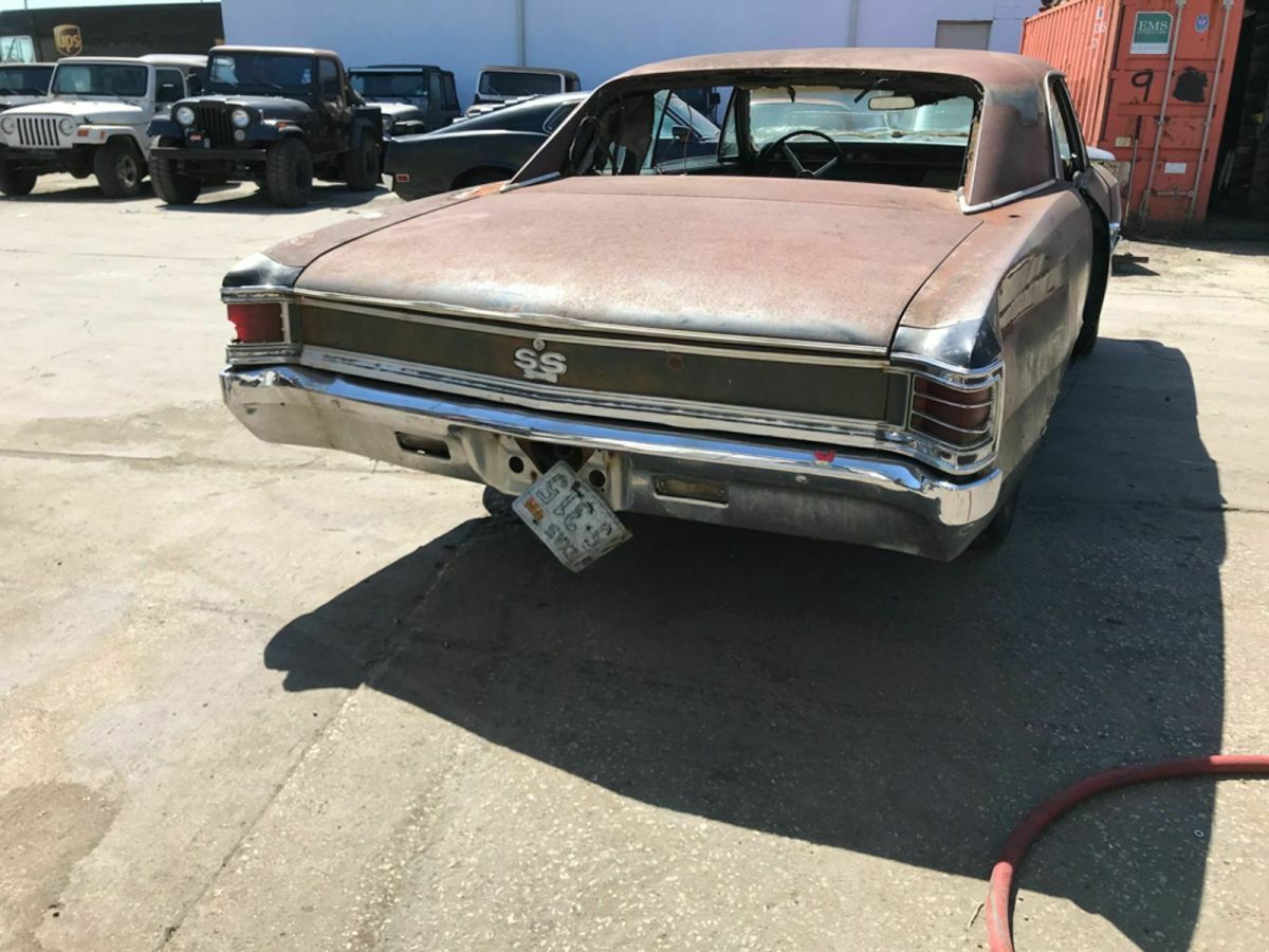 1967 Black Chevrolet Chevelle Coupe