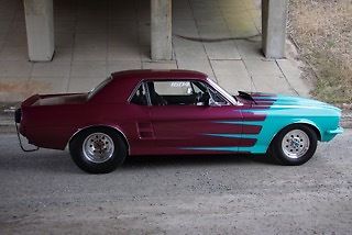 1967 Turquoise and Plum Ford Mustang 2 door