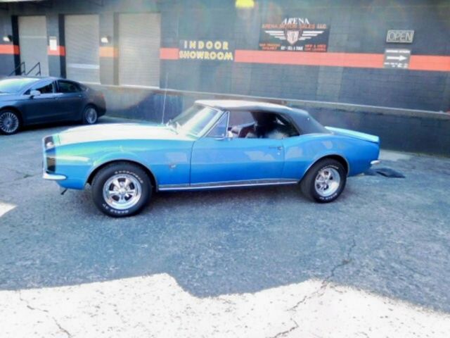 1967 Blue Chevrolet Camaro Convertible