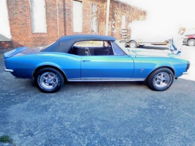 1967 Blue Chevrolet Camaro Convertible