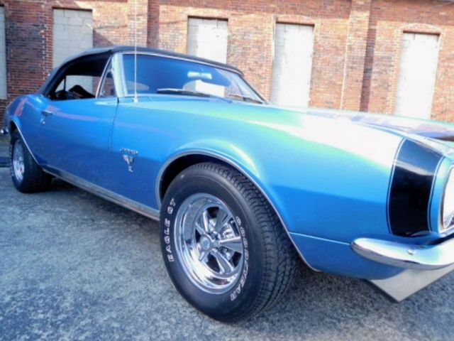 1967 Blue Chevrolet Camaro Convertible