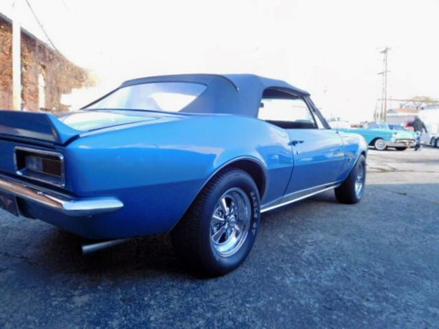 1967 Blue Chevrolet Camaro Convertible