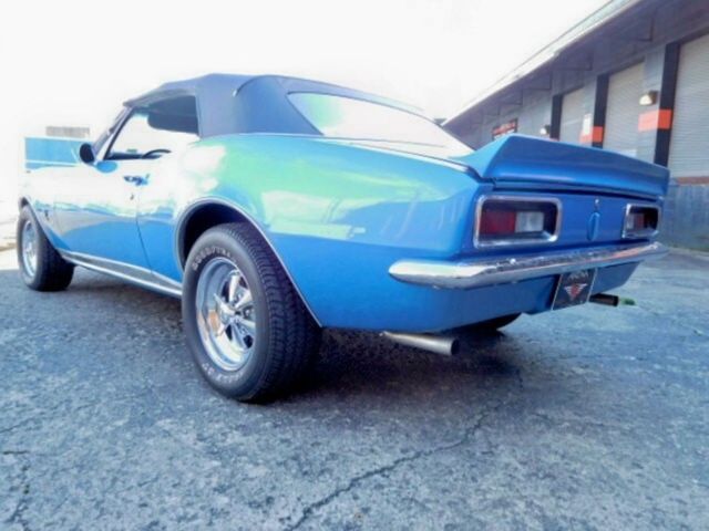 1967 Blue Chevrolet Camaro Convertible