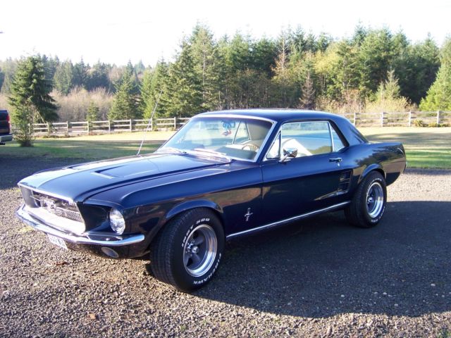 1967 Blue Ford Mustang Coupe