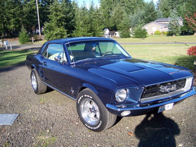 1967 Blue Ford Mustang Coupe