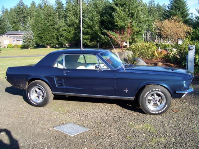 1967 Blue Ford Mustang Coupe
