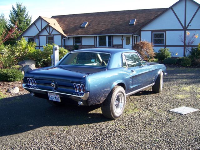 1967 Blue Ford Mustang Coupe