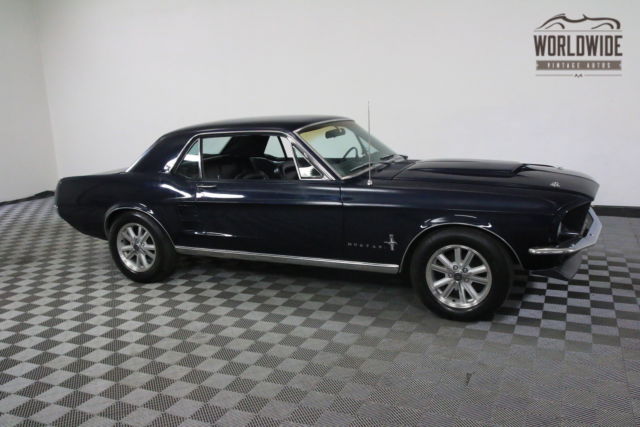 1967 Blue Ford Mustang