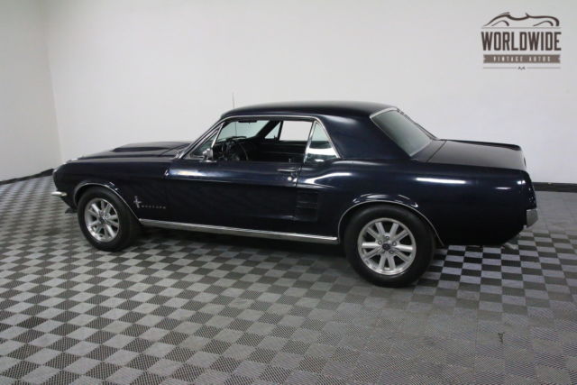 1967 Blue Ford Mustang