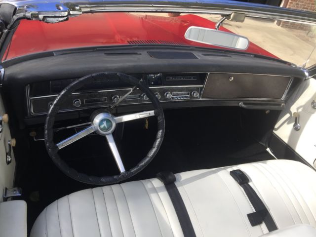 1967 Red Pontiac Bonneville Convertible