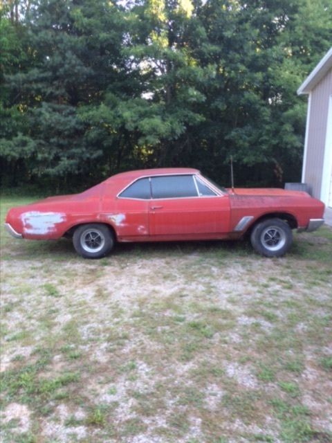 1967 Red Buick Skylark Coupe